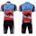 JAYCO Pro Team Fietsshirt Korte mouw Korte fietsbroeken met zeem Kits blauw rood 261