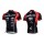 2012 MHW Cube Racing Team Fietsshirt Korte mouwrood zwart 3853
