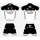 2012 Dames vanderkitten Fietskleding Fietsshirt Korte+Korte fietsbroeken 3634