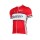 WILIER 2015 wit rood Fietsshirt Korte Mouwen 2296