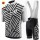 2015 MORVELO Fietskleding Fietsshirt Korte+Korte Fietsbroeken Bib zwart wit 2439