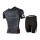 2015 Cube zwart Fietskleding Fisshirt Korte+Korte Fietsbroeken 2445