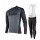 2015 Cube zwart Fietskleding Fietsshirt lange mouw+Lange fietsbroeken Bib wit 2451