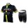 2015 Felt Geel Fietskleding Fisshirt Korte+Korte Fietsbroeken 2503