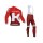 2016 Katusha Fietskleding set Fietsshirt Lange Mouwen+lange fietsbroeken Bib 02 20160038