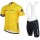 2016 Strava geel Fietskleding Fietsshirt Korte+Korte Fietsbroeken Bib 2016036678