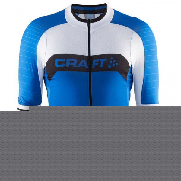 2016 CRAFT Gran Fondo Fietsshirt Korte Mouw blauw wit 2016036527