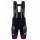 2016 Santini Interactive 30 zwart rood Korte Fietsbroeken Bib 2016036612