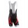 Bianchi Milano Ocreza Korte fietsbroeken Bib zwart rood 20160898