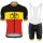 belgium Pro 2021 Team Wielerkleding Wielershirt Korte Mouw+Fietsbroeken Korte 20210422