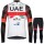 uae emirates 2022 Pro Team Fietskleding Fietsshirt Lange Mouw+Lange Fietsbroek Bib 2022030717