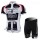 BMC Garneau Team Fietsshirt Korte mouw Korte fietsbroeken met zeem Kits wit 4050
