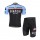 Bianchi 2014 Fietskleding Fietsshirt Korte Mouwen+Fietsbroek Korte zeem Black Blue 830