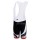 Craft Pro Team Korte fietsbroeken Bib met zeem Grijs wit 4540