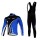 Giant kenda pro Fietskleding Fietsshirt Lange Mouwen+lange fietsbroeken Bib zeem zwart blauw 179