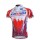 Katusha Rusland Fietsshirt Korte mouw wit rood 268