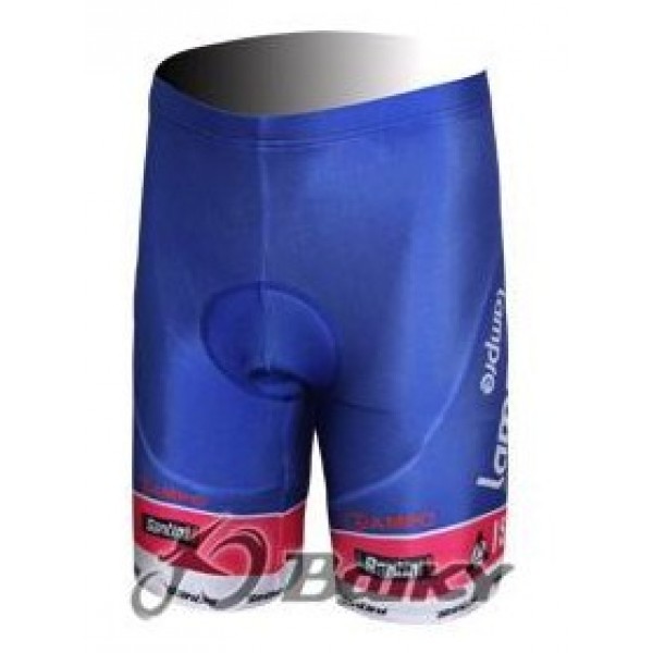 Lampre ISD Pro Team Korte fietsbroeken met zeem blauw roze 282