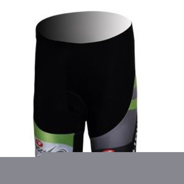 Liquigas Cannondale Pro Team Korte fietsbroeken met zeem zwart groen 308