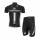 Merida 2014 Fietskleding Fietsshirt Korte Mouwen+Fietsbroek Korte zeem Black wit 1109