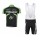 Merida 2014 Fietspakken Fietsshirt Korte+Korte koersbroeken Bib Black groen 1099