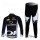 Orbea Pro Team Fietspakken Fietsshirt lange mouw+lange fietsbroeken zwart blauw 449