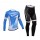 Giant 2014 Fietskleding Fietsshirt lange mouw+lange fietsbroeken Blauw 1073