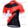 Cuore SILVER Rood Fietsshirt Korte Mouw 33nl10184