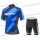 2018 Giant Elevate blauw Fietskleding Set wielershirt korte mouwen+koersbroek kort 33nl10037