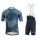GORE WEAR GORE C3 Combat Fietskleding Wielershirt Korte Mouw+Korte Fietsbroeken Bib Blauw QONQQ QONQQ