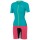 Dames KARPOS Pralongia Fietskleding Fietsshirt Korte Mouw+Bikeshorts Blauw clair SDOQ0 SDOQ0