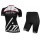 Dames NALINI Classic Fietskleding Wielershirt Korte Mouw+Korte Fietsbroeken Bib Zwart Wit KJZQN KJZQN
