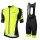 RH+Code Fietskleding Wielershirt Korte Mouw+Korte Fietsbroeken Bib Geel Zwart 5MQ6H 5MQ6H