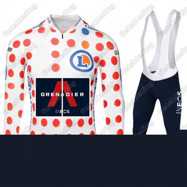 Team INEOS Grenadier Tour De France 2021 Mannen Wielerkleding Set Fietsshirts Lange Mouw+Lange Fietsrbroek Bib 2021151