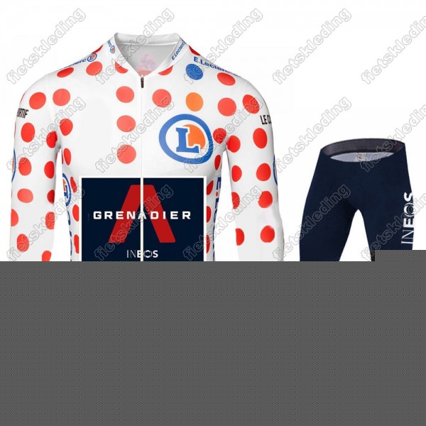 Team INEOS Grenadier Tour De France 2021 Mannen Wielerkleding Set Fietsshirts Lange Mouw+Lange Fietsrbroek Bib 2021152