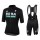 2019 Bora Zug zwart Fietskleding Set Fietsshirt Korte Mouw+Korte fietsbroeken CDPU489