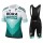 2019 Bora Hansgrohe TDF wit Fietskleding Set Fietsshirt Korte Mouw+Korte fietsbroeken NVBV330