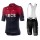 2019 INEOS Profteams rood Fietskleding Set Fietsshirt Korte Mouw+Korte fietsbroeken DNHI883
