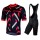 2019 Nalini Descesa 20 zwart-rood Fietskleding Set Fietsshirt Korte Mouw+Korte fietsbroeken ZRIG897