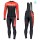 2019 Scott-RC PRO zwart-rood Thermo Wielerkleding Set Wielershirts lange mouw+fietsbroek lang met XIXK200