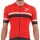 Pinarello Pro team 2017 Corsa Fietsshirt Korte Mouw-Rood zwart 528UBOMD 2017082296