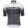 Santini Profteams 2017 Sleek Plus 10 wit-Noir Fietsshirt Korte Mouw 772AZNPU 2017082350