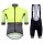 Santini Profteams 2017 Photon 30 geel FIetskleding Set Wielershirt Korte Mouw+Korte Fietsbroeken Bib 988YARHV 2017082343