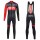 2017 GCN Pro Team Pro Fietskleding Wielershirt lange mouw+Lange fietsbroeken Bib 2475