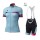 2017 Specialized Dames Blauw-Farbe Fietskleding Fietsshirt Korte+Korte Fietsbroeken Bib 20177036