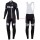 2016 Sportful Italy IT zwart Set Wielerkleding Wielershirt lange mouw+Lange fietsbroeken Bib 213732