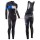 2016 Orbea Pro Dames zwart-Blauw Set Wielerkleding Wielershirt lange mouw+Lange fietsbroeken Bib 213636