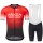 Arkea Samsic 2021 Fietskleding Fietsshirt Korte Mouw+Korte Fietsbroeken Bib 2021095