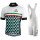 BIANCHI MILANO Codigoro white Fietskleding Set Fietsshirt Korte Mouw+Korte fietsbroeken Bib 190224091