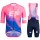 EF Education First PRO TEAM AERO 2019 Fietskleding Set Fietsshirt Korte Mouw+Korte fietsbroeken Bib 190224121