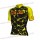 ALE SOLID Cracle Fluo yellow Wielershirt Korte Mouw A2018988